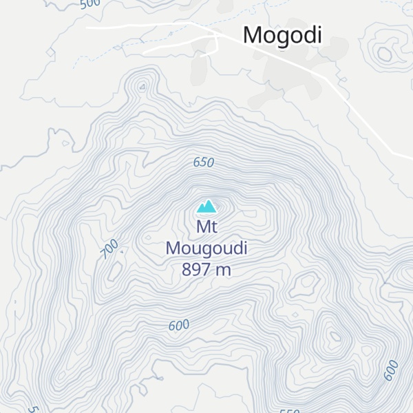 Map of Mt Mougoudi