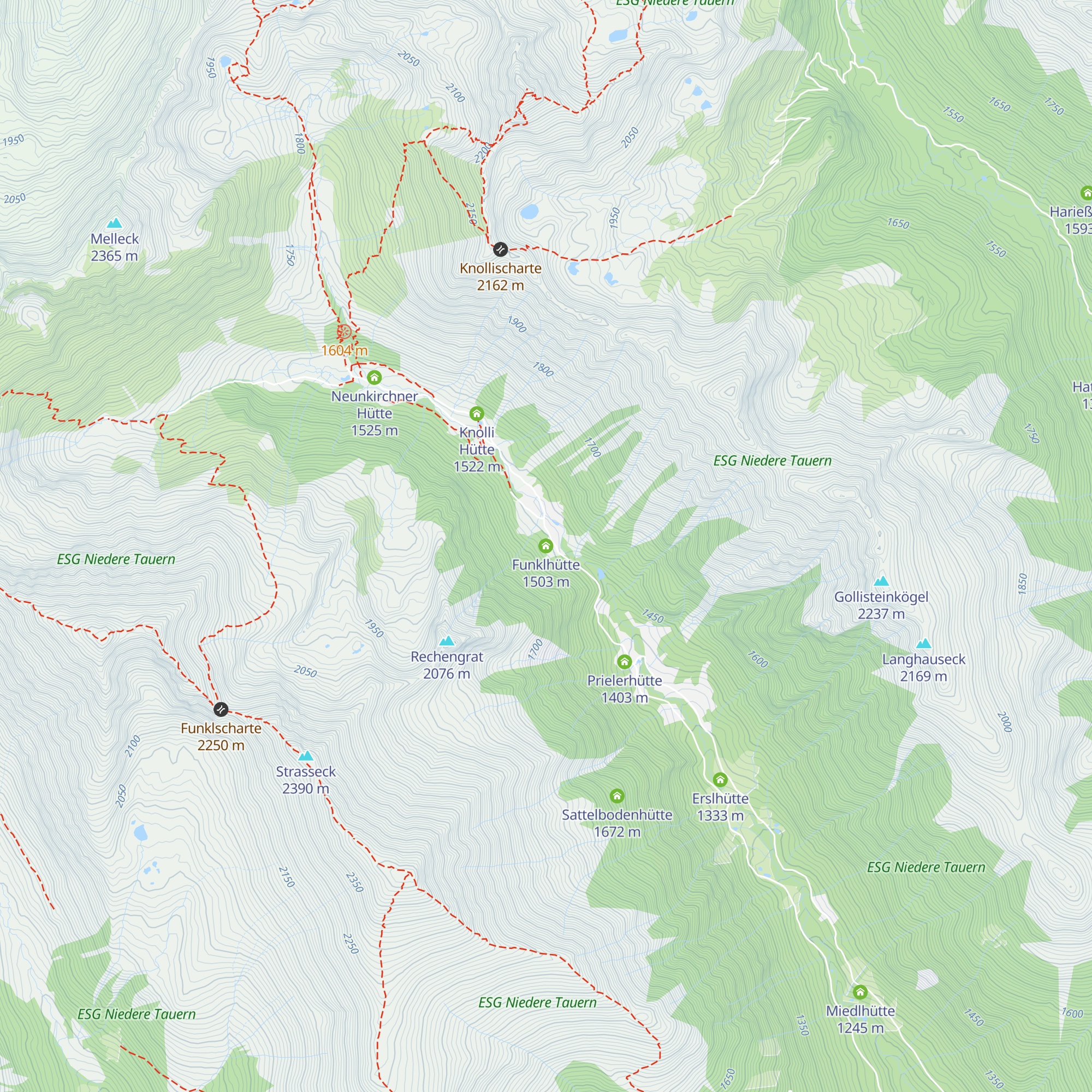 Funklhütte map