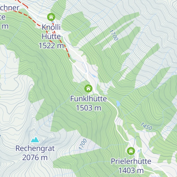 Map of Funklhütte