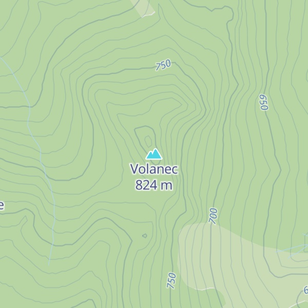 Map of Volanec