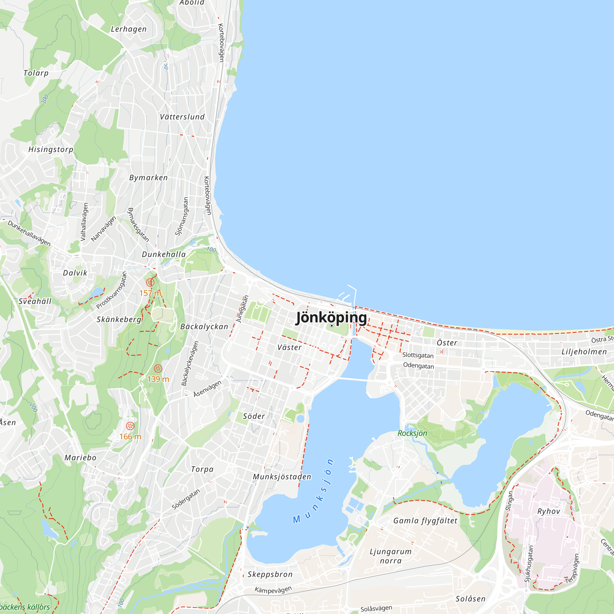 Jönköping kommun Kontsktcentrum map