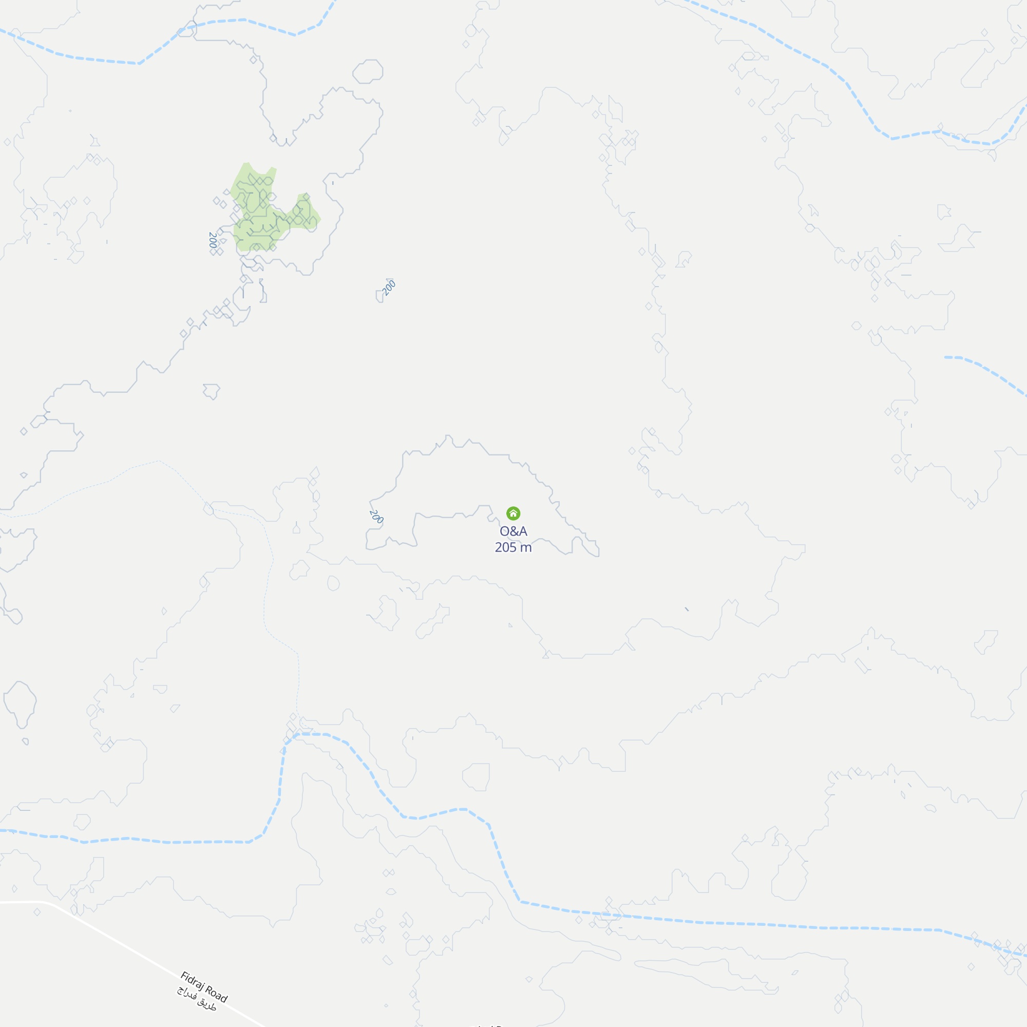 O&A map
