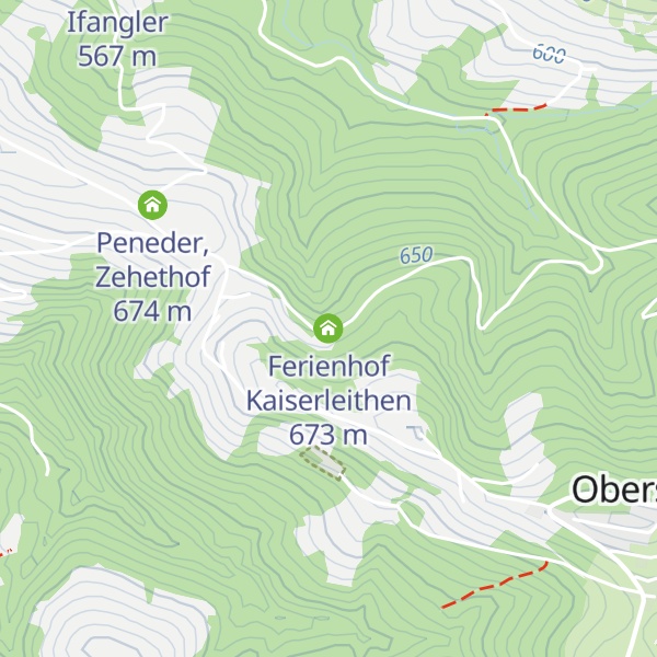 Map of Ferienhof Kaiserleithen