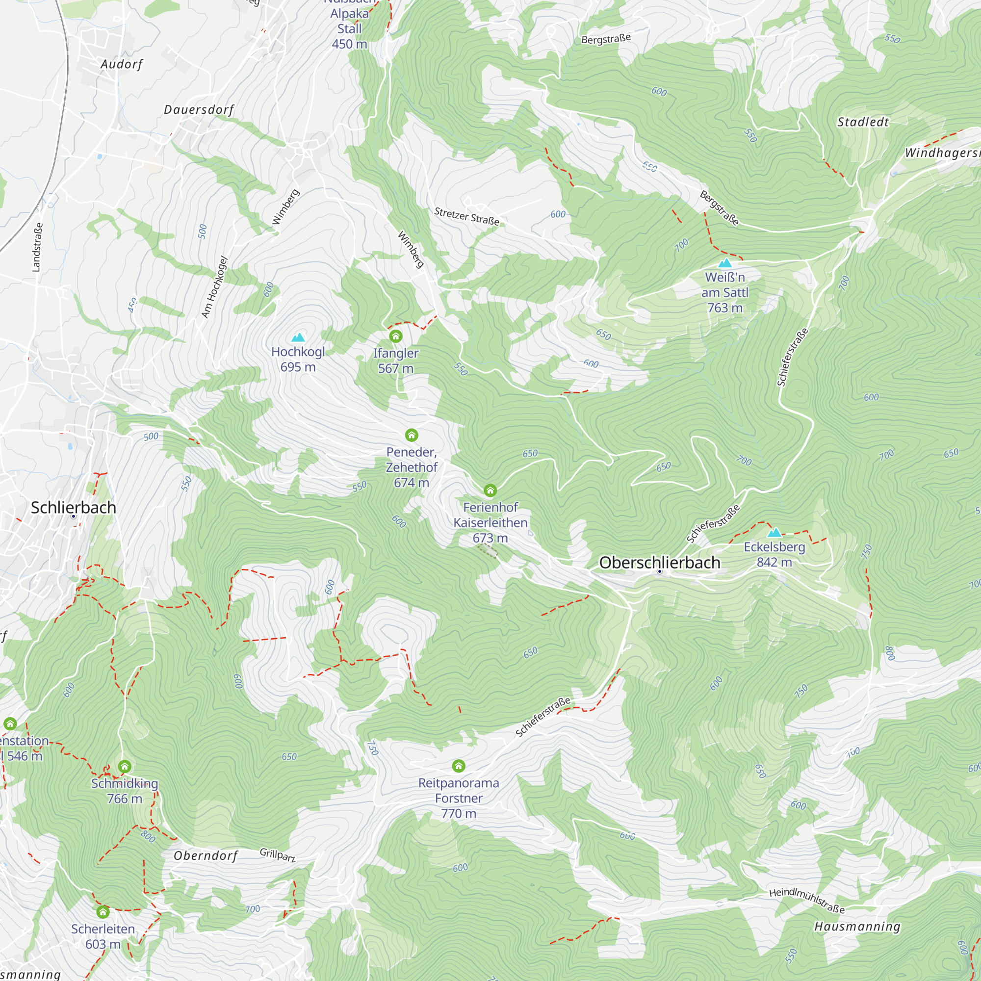 Ferienhof Kaiserleithen map