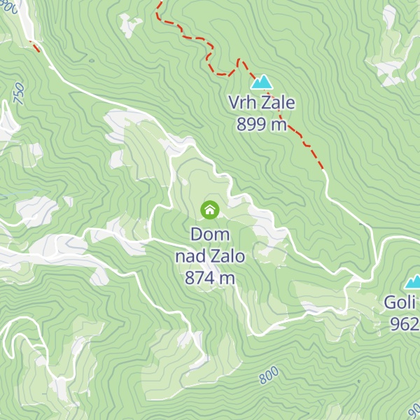 Map of Dom nad Zalo