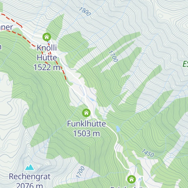 Map of Stefahütte