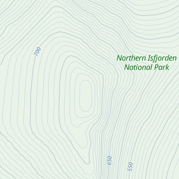 Map of Mediumfjellet