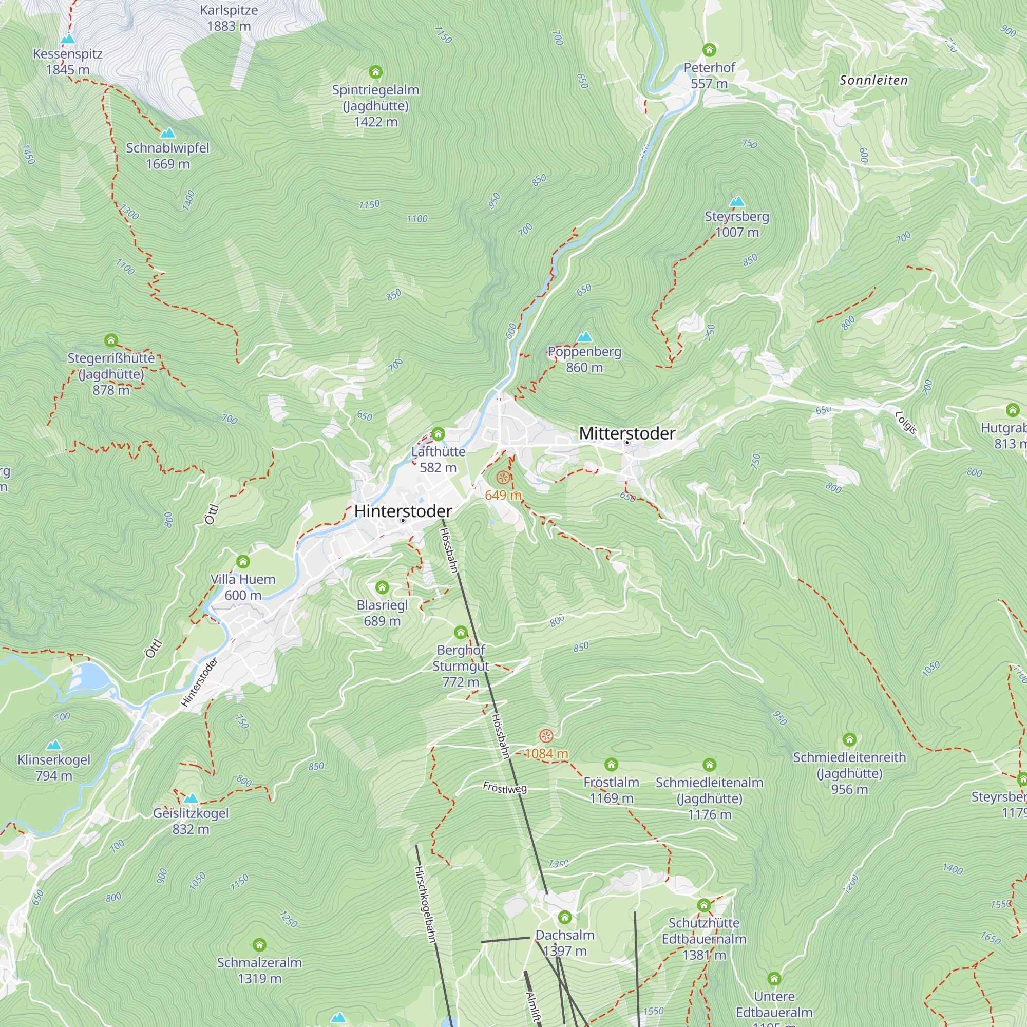 SC Raika Hinterstoder map
