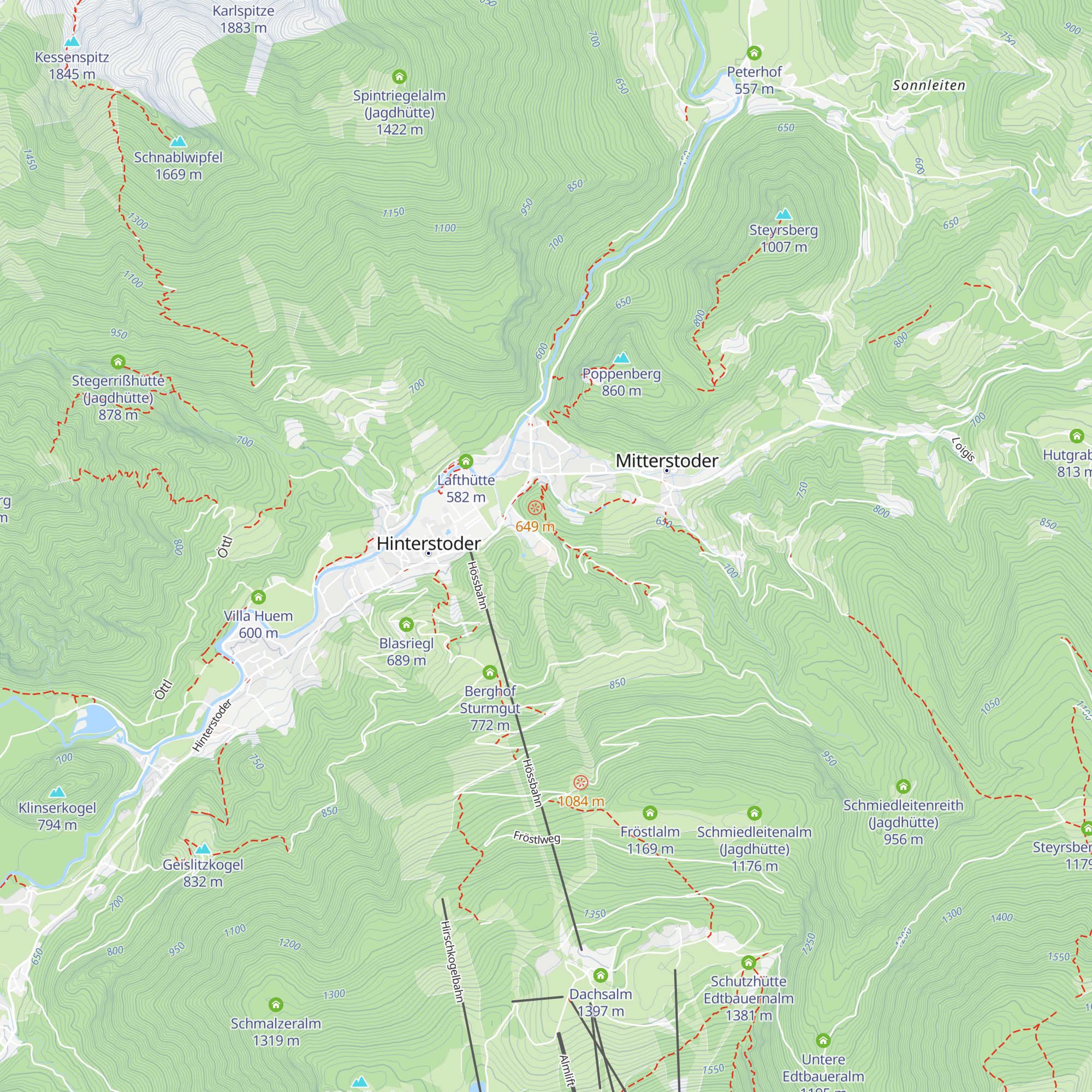 SC Raika Hinterstoder map