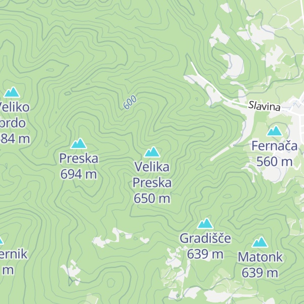 Map of Velika Preska
