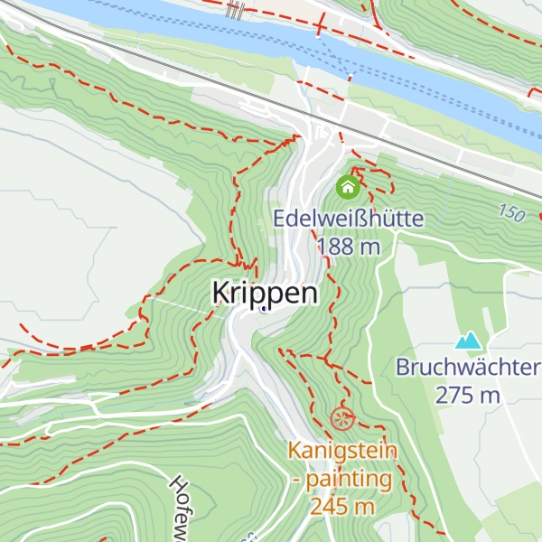 Map of Kirchlehnhütte