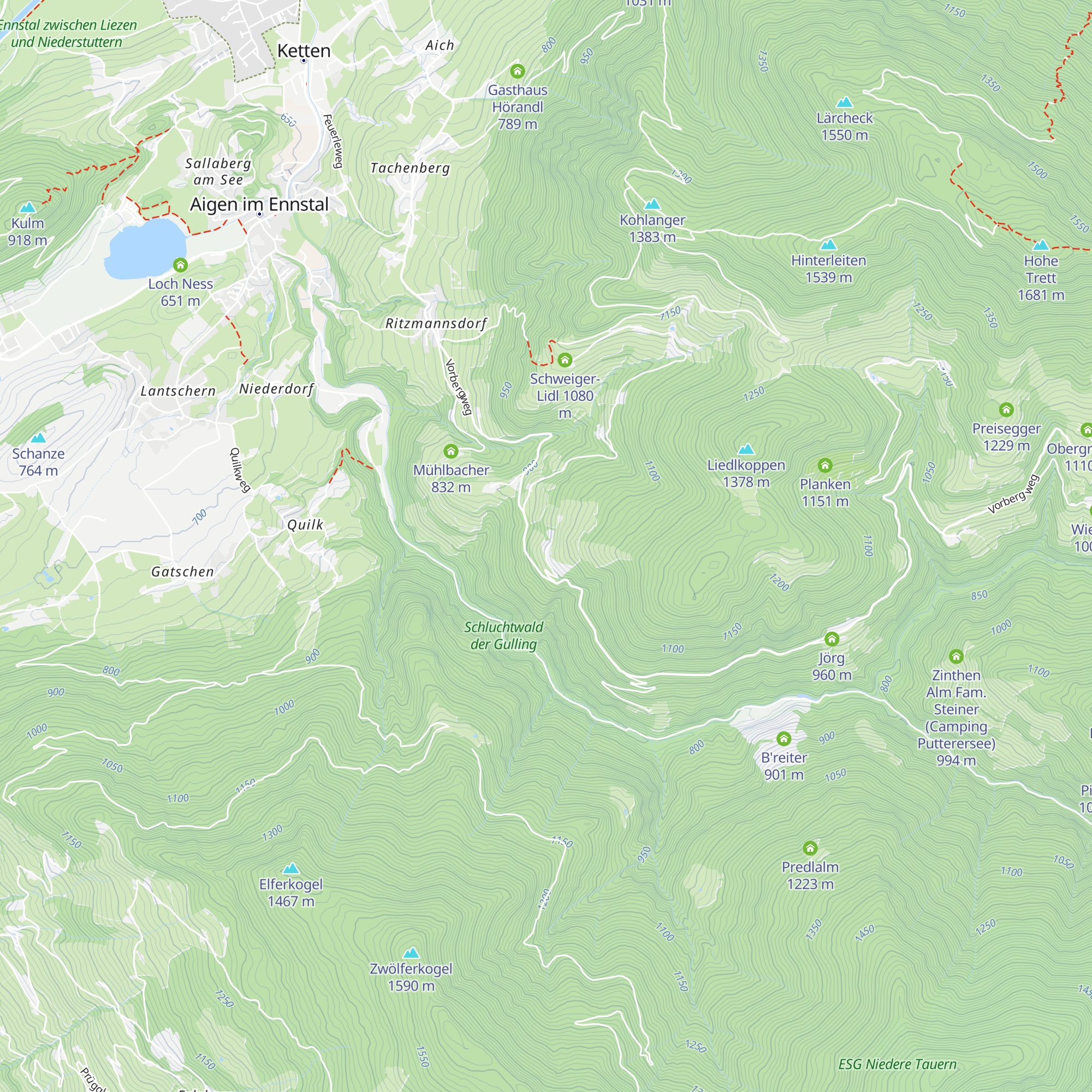 Thonner map