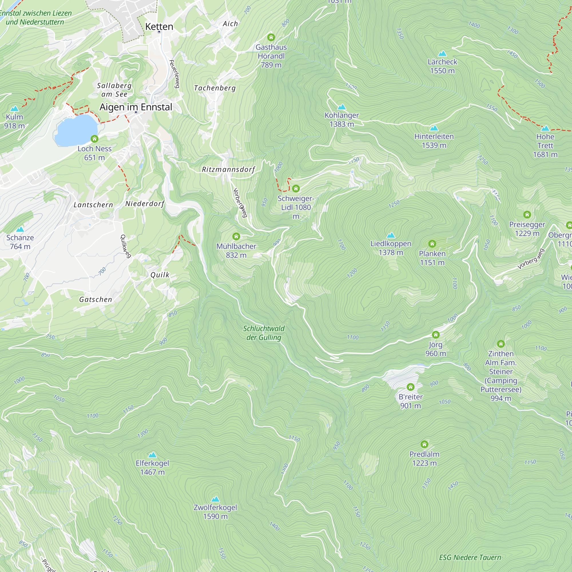 Thonner map