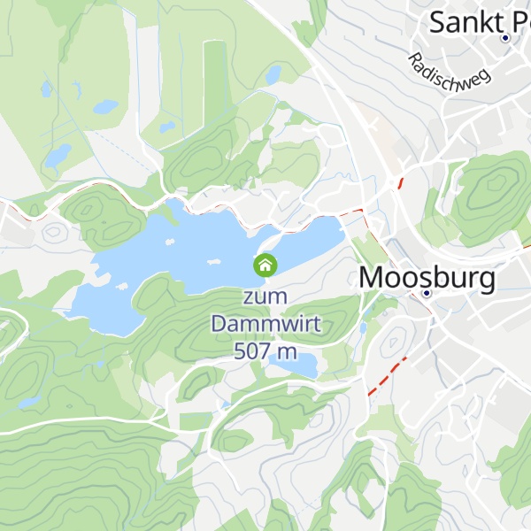 Map of zum Dammwirt