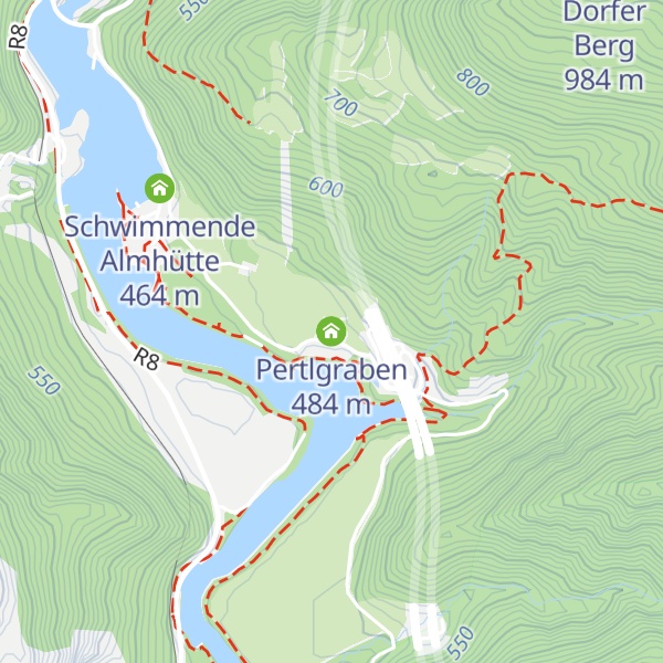 Map of Pertlgraben