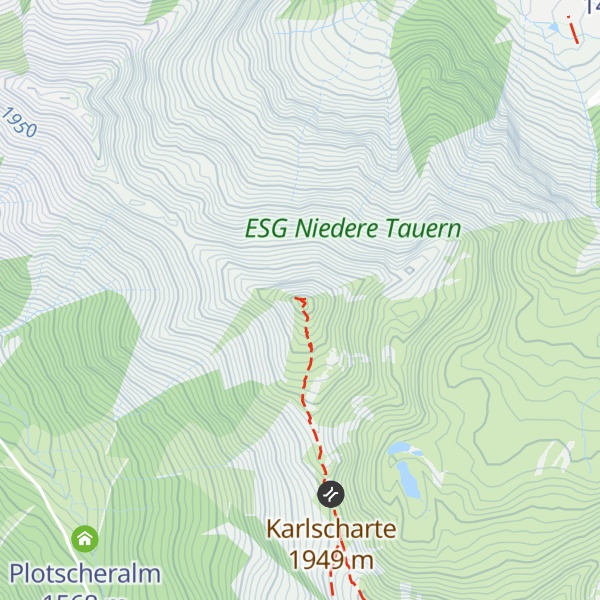 Map of Schoberspitze