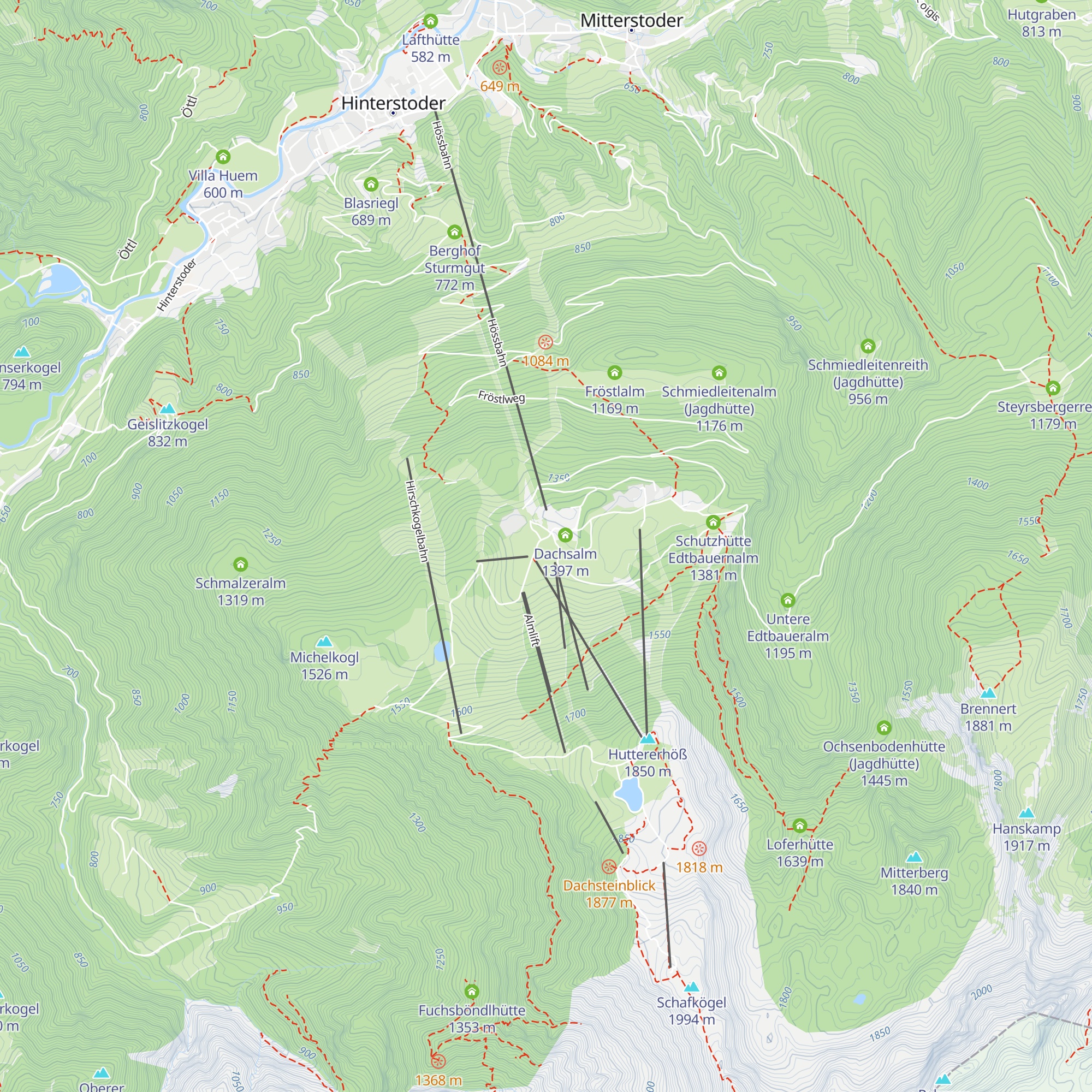 Bärenhütte map