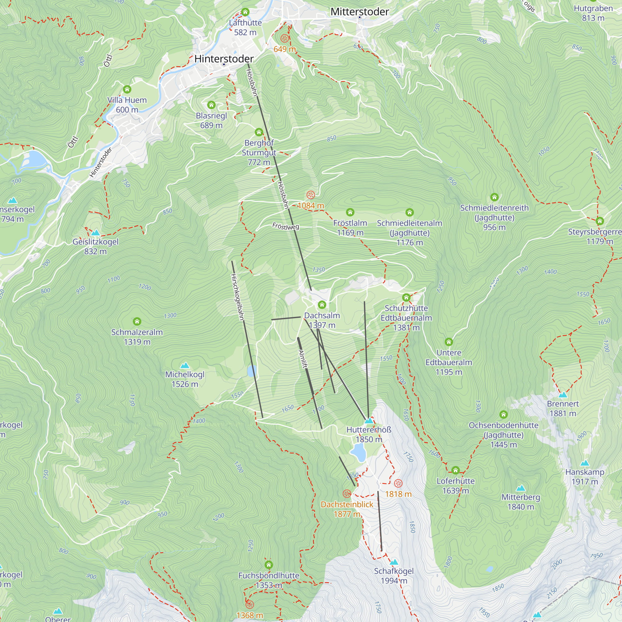 Bärenhütte map