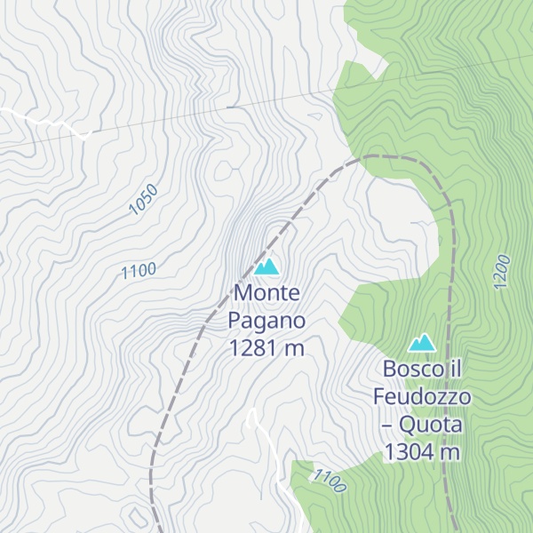 Map of Monte Pagano
