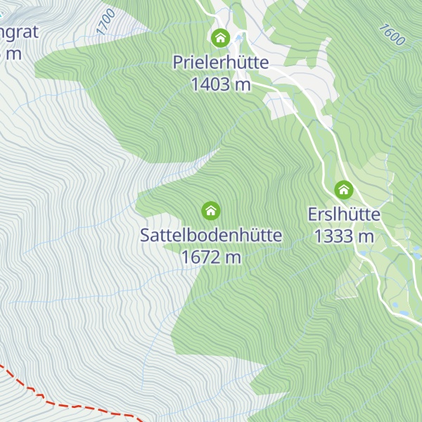 Map of Sattelbodenhütte