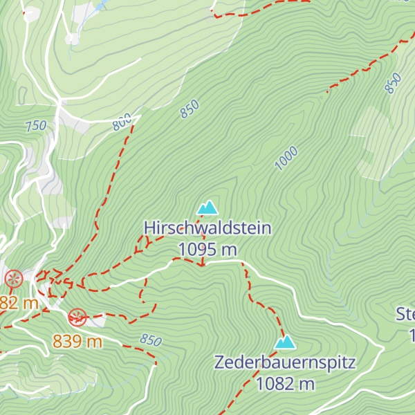 Map of Hirschwaldstein