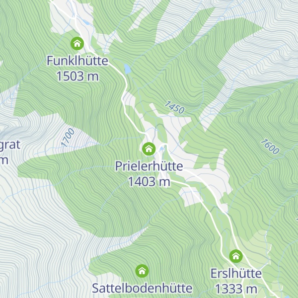 Map of Prielerhütte