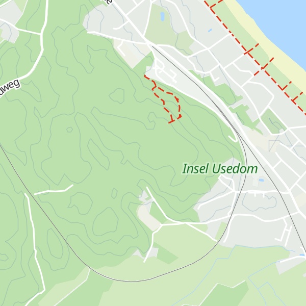 Map of Präsidentenberg