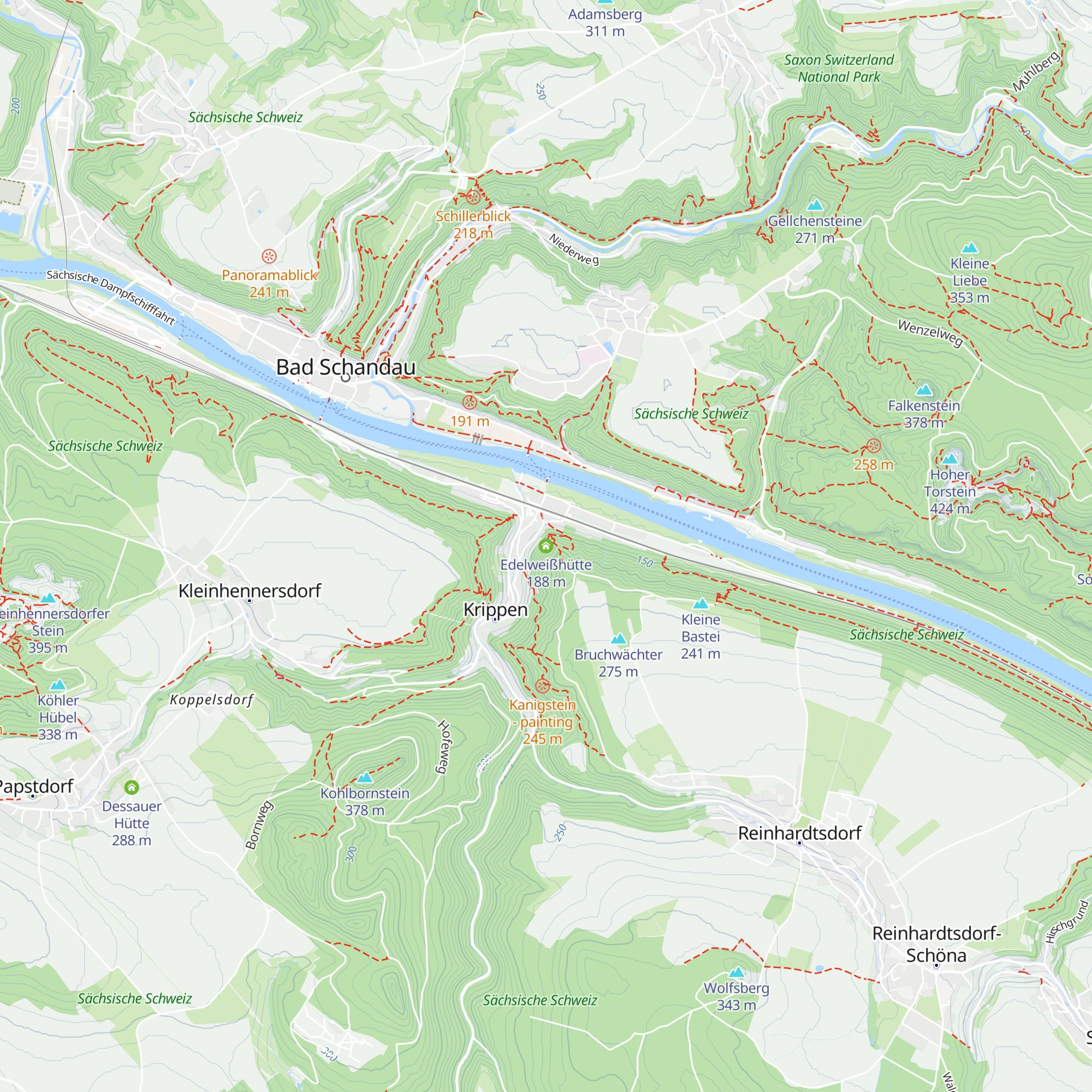 Edelweißhütte map