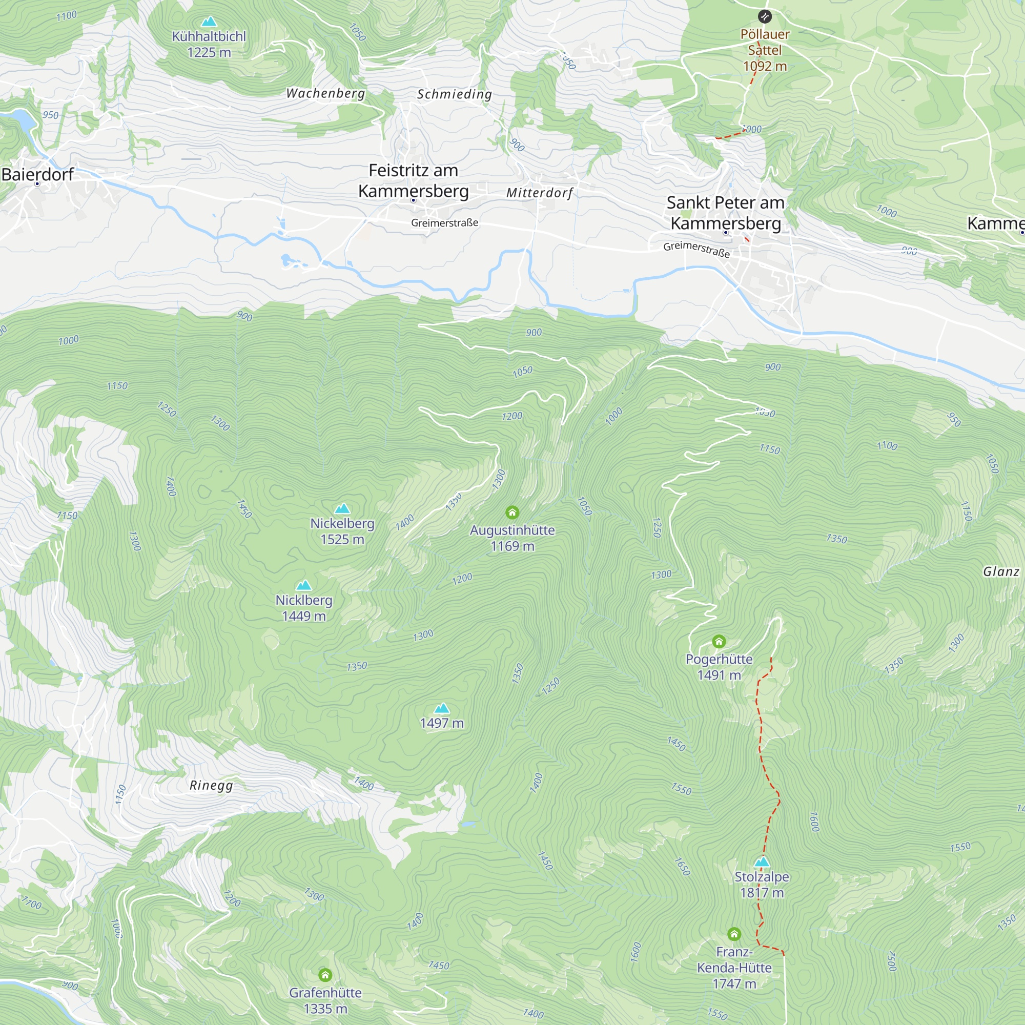 Augustinhütte map