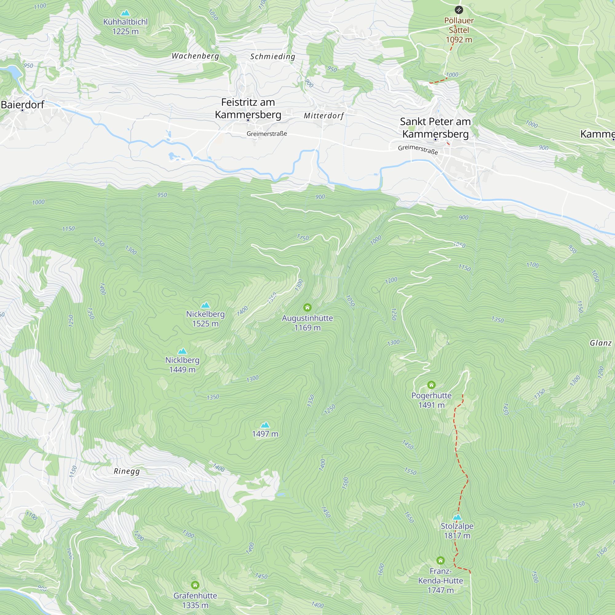 Augustinhütte map
