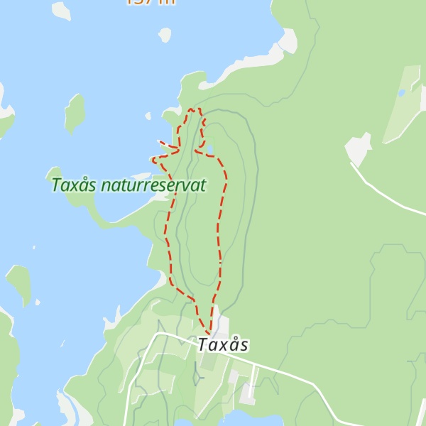 Map of Taxåsklint