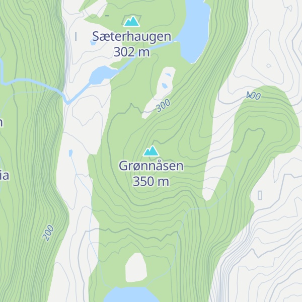 Map of Grønnåsen