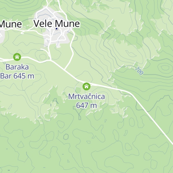Map of Mrtvačnica