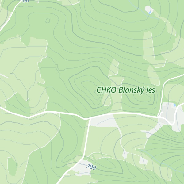 Map of Šibeník