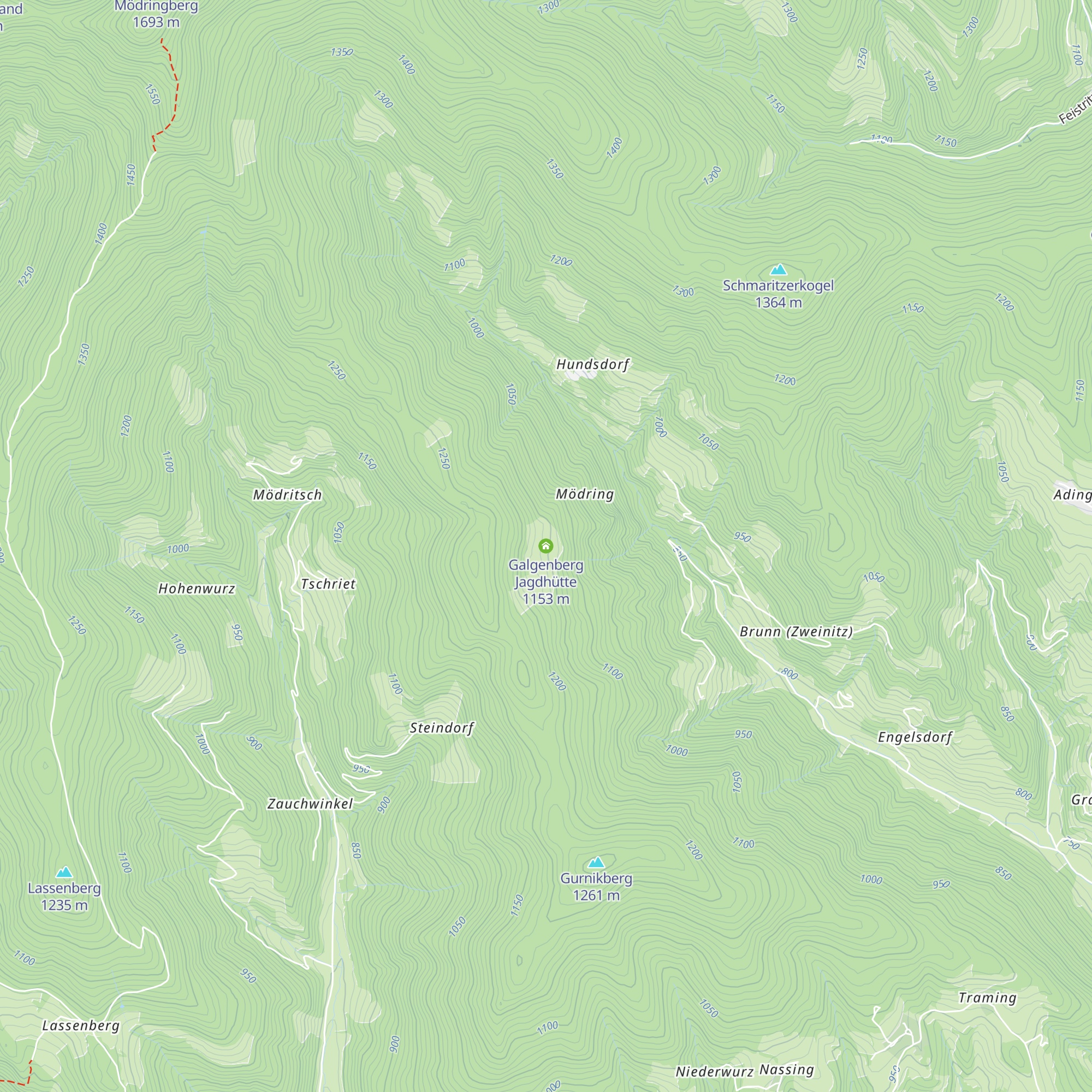 Galgenberg Jagdhütte map