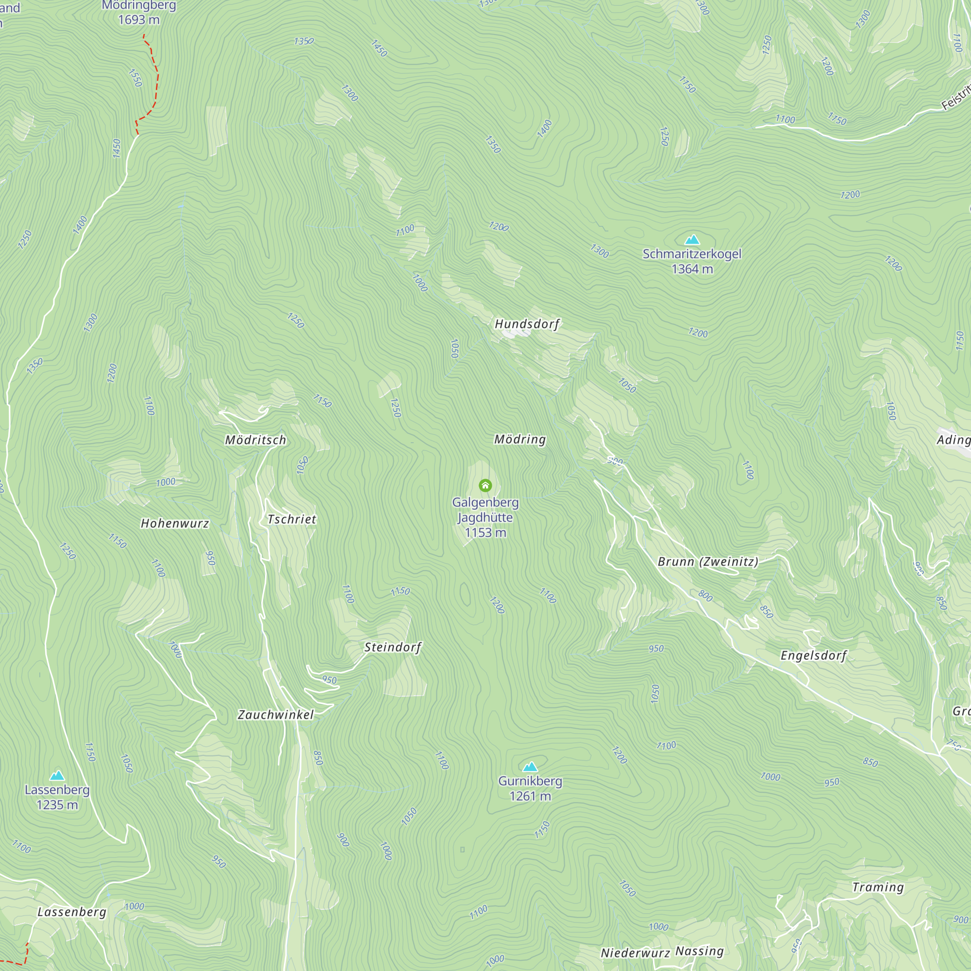 Galgenberg Jagdhütte map