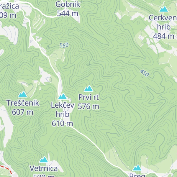 Map of Prvi rt