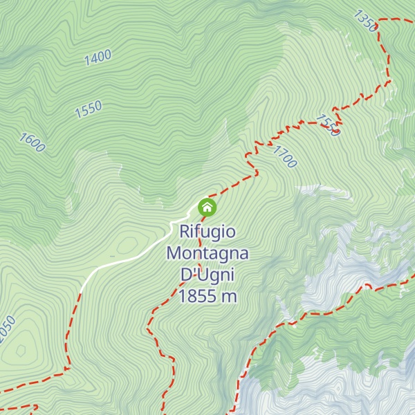Map of Rifugio Montagna D'Ugni