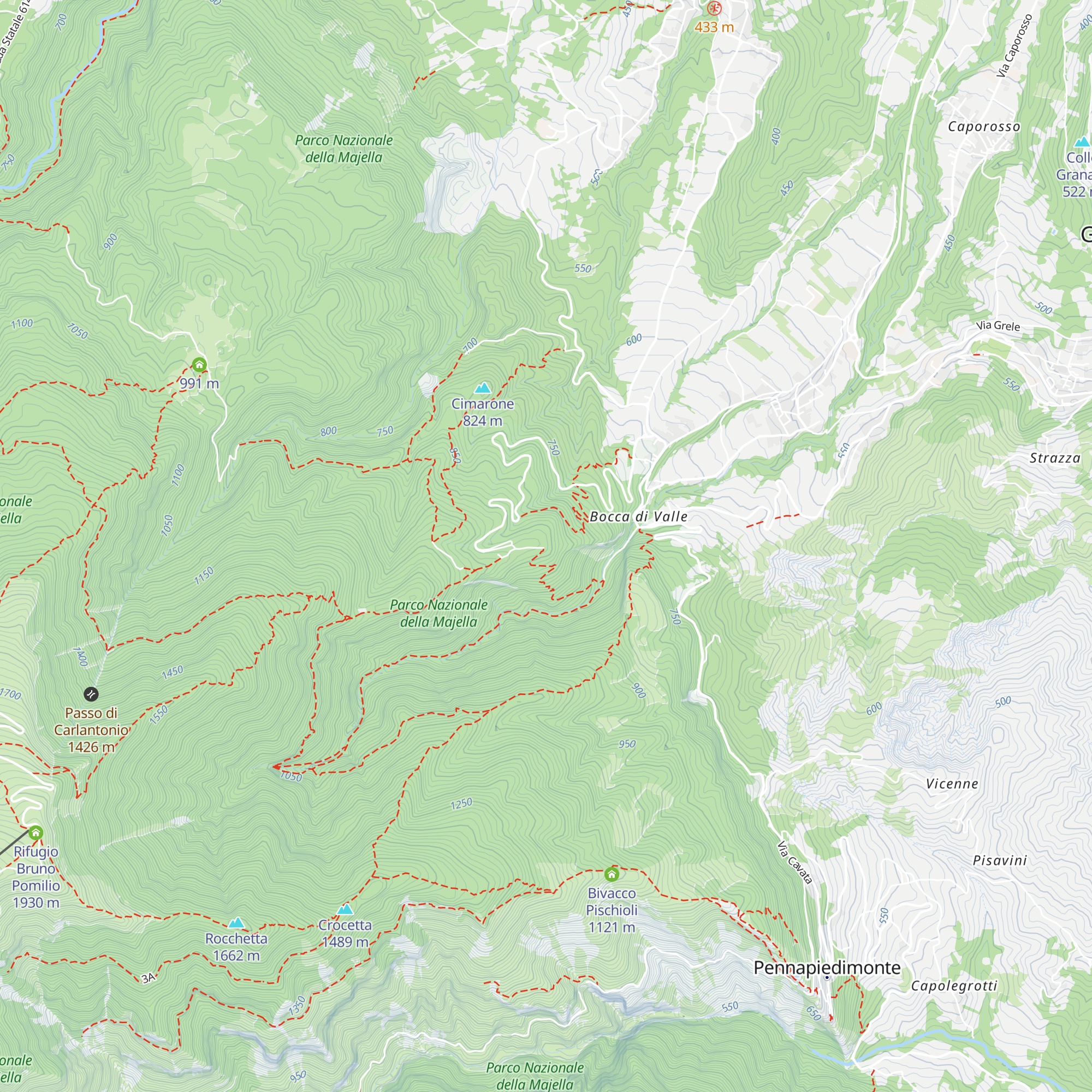 Baita del Poeta map