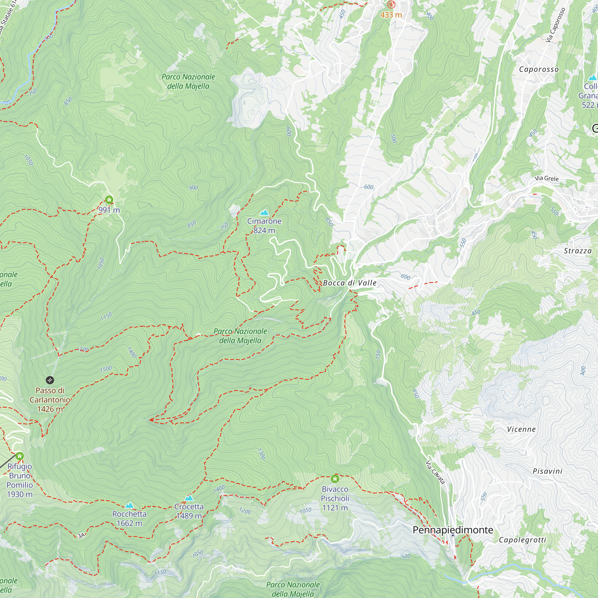 Baita del Poeta map