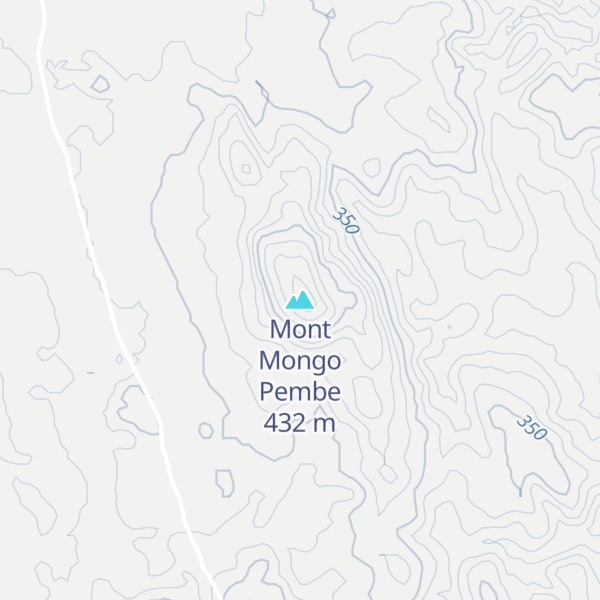 Map of Mont Mongo Pembe