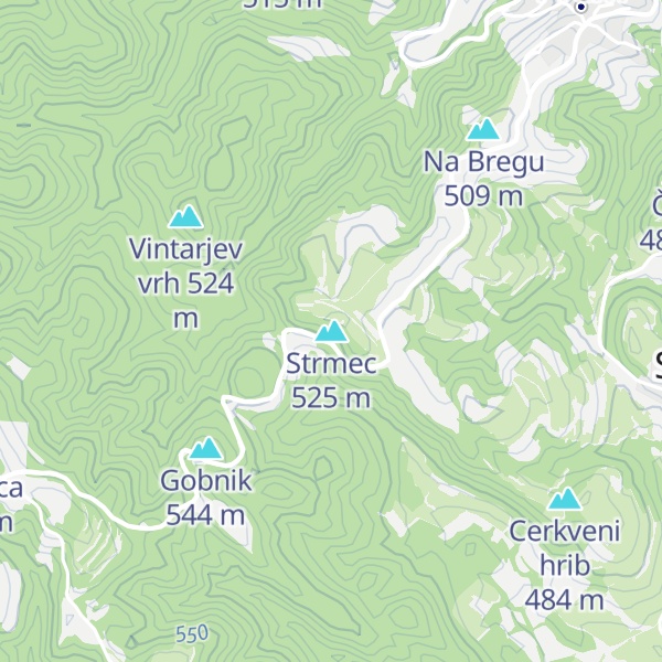 Map of Strmec