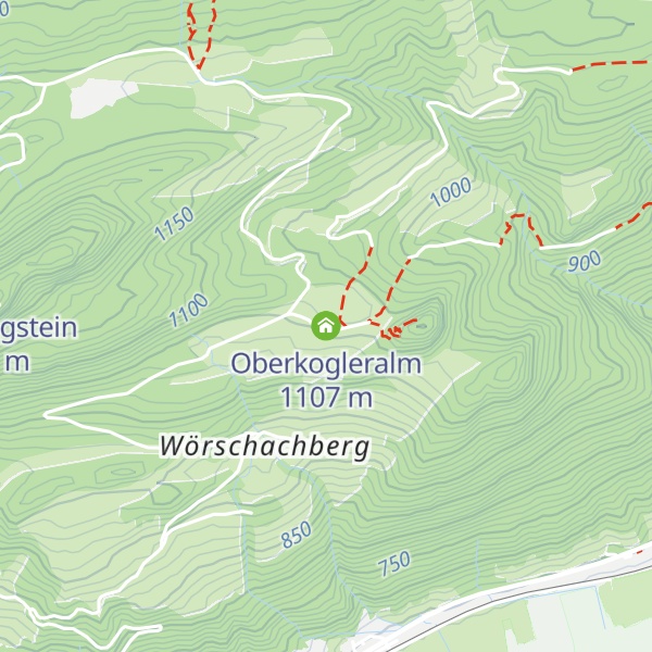 Map of Oberkogleralm