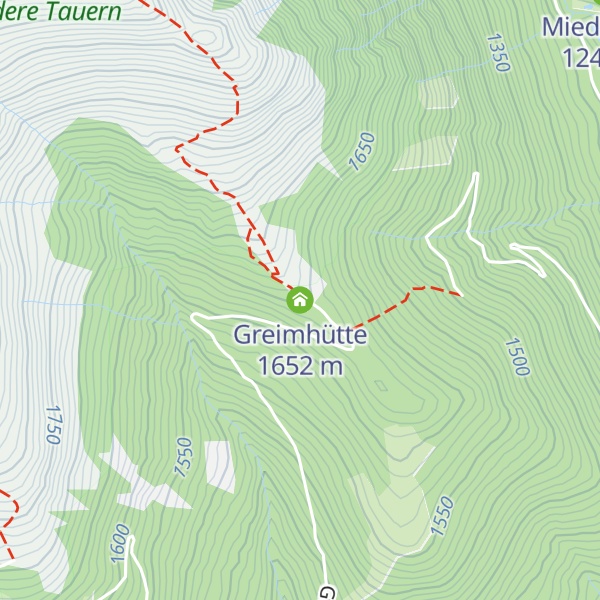 Map of Greimhütte