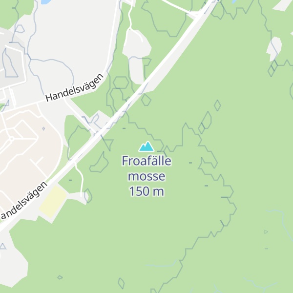 Map of Froafälle mosse