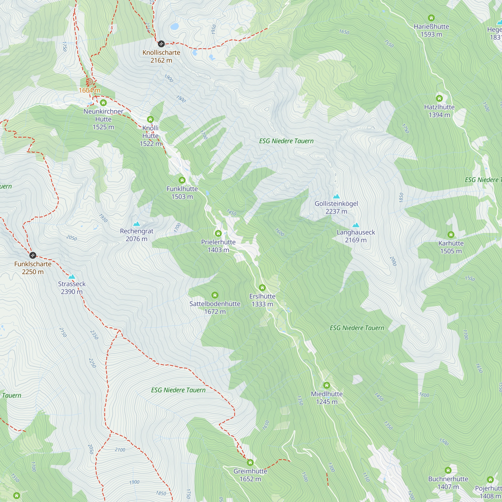 Gollihütte map