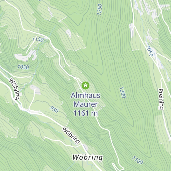 Map of Almhaus Maurer