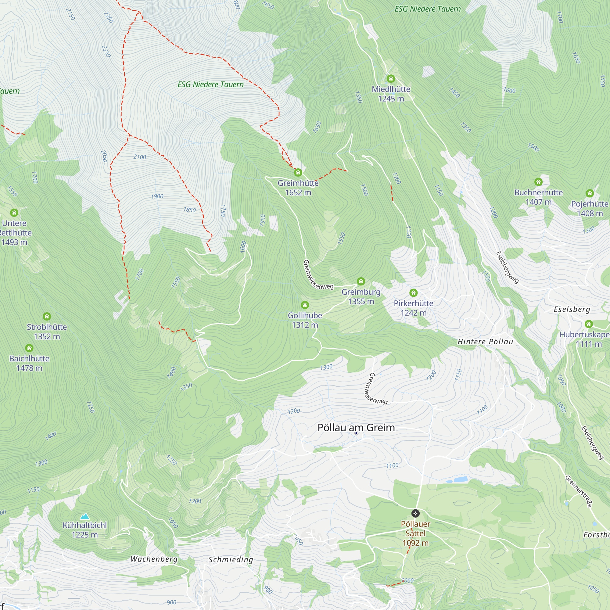 Gollihube map