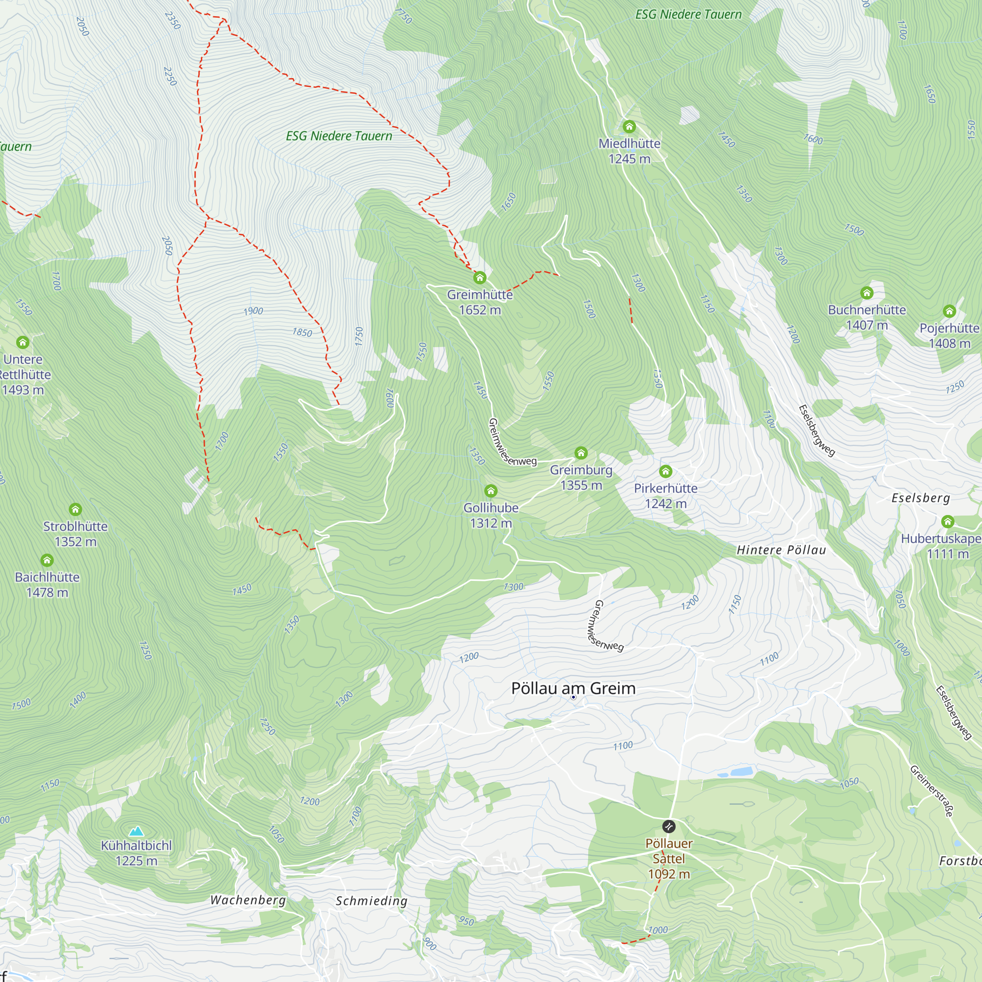 Gollihube map