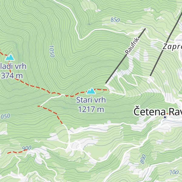 Map of Stari vrh